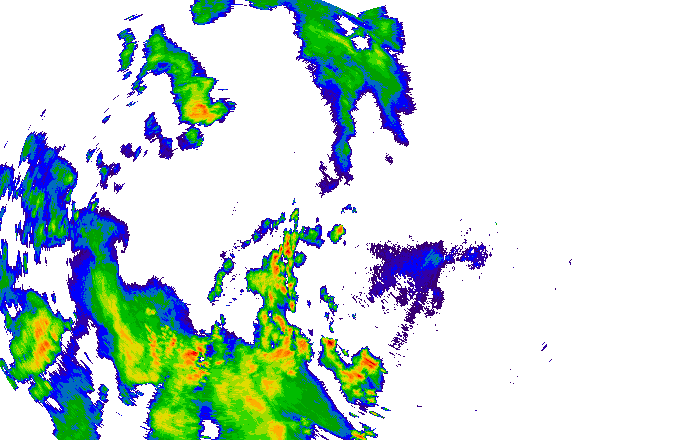Meteoradar - aktuální srážky 2025-06-15 23:15:00