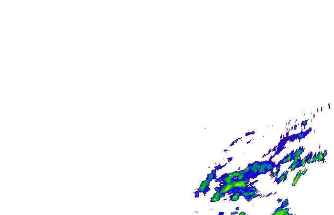 Meteoradar - aktuální srážky 2025-06-17 04:00:00