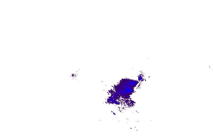 Meteoradar - aktuální srážky 2025-06-17 23:00:00
