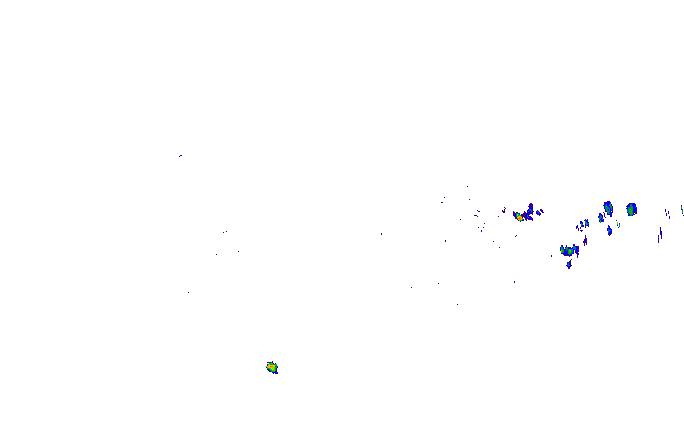 Meteoradar - aktuální srážky 2025-06-19 15:15:00