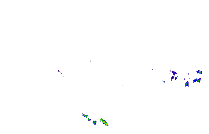Meteoradar - aktuální srážky 2025-06-19 17:45:00