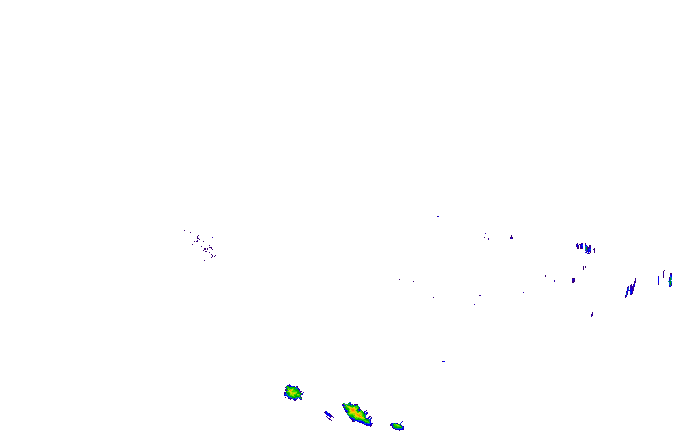 Meteoradar - aktuální srážky 2025-06-19 18:15:00