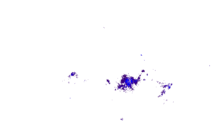 Meteoradar - aktuální srážky 2025-06-21 22:30:00