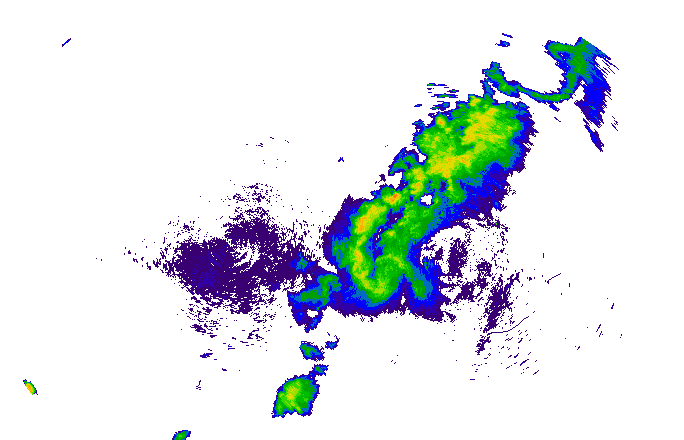 Meteoradar - aktuální srážky 2025-06-23 11:45:00