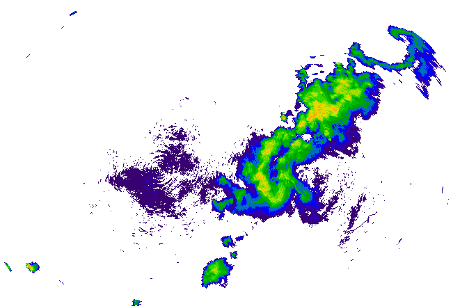 Meteoradar - aktuální srážky 2025-06-23 12:00:00