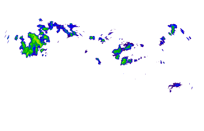 Meteoradar - aktuální srážky 2025-06-24 19:00:00