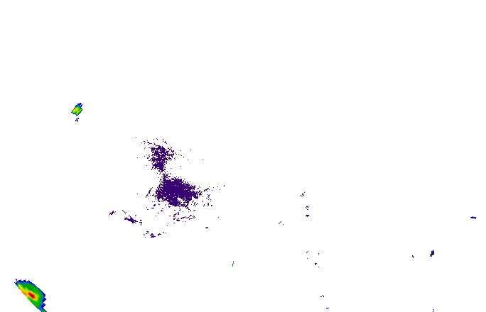 Meteoradar - aktuální srážky 2025-07-02 18:15:00