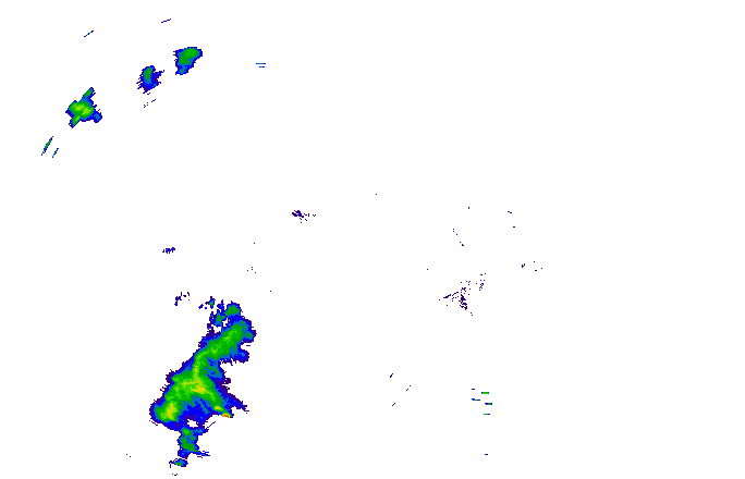 Meteoradar - aktuální srážky 2025-07-03 02:45:00