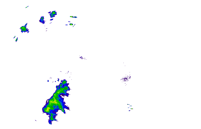 Meteoradar - aktuální srážky 2025-07-03 03:00:00