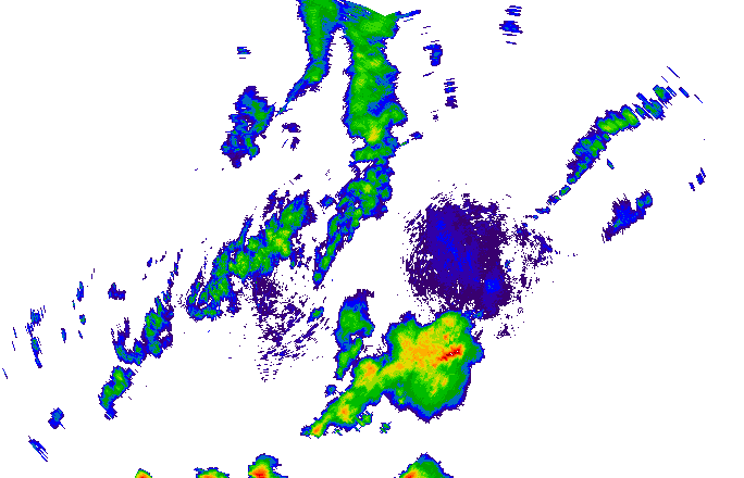 Meteoradar - aktuální srážky 2025-07-03 16:15:00