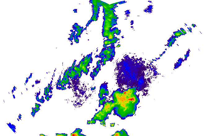 Meteoradar - aktuální srážky 2025-07-03 16:30:00