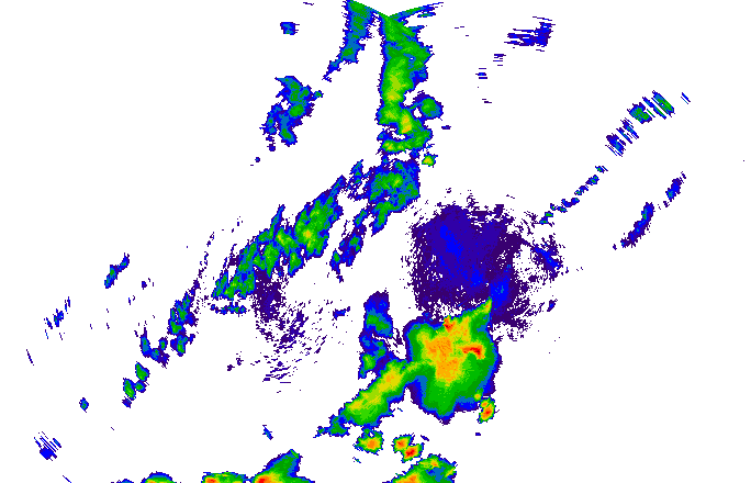 Meteoradar - aktuální srážky 2025-07-03 16:45:00