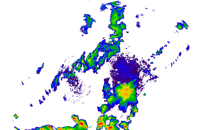 Meteoradar - aktuální srážky 2025-07-03 17:15:00