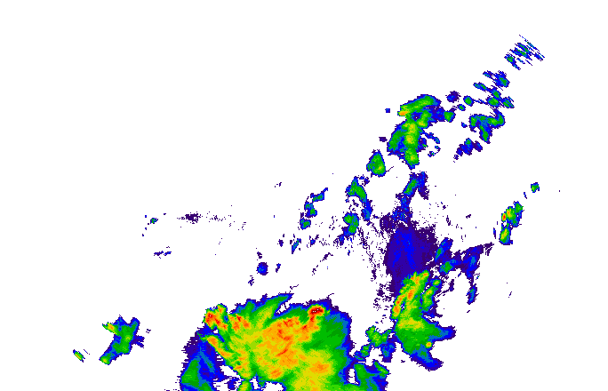 Meteoradar - aktuální srážky 2025-07-03 20:45:00