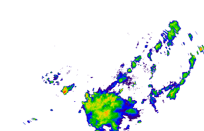 Meteoradar - aktuální srážky 2025-07-03 23:00:00