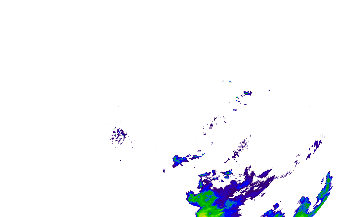 Meteoradar - aktuální srážky 2025-07-04 13:30:00