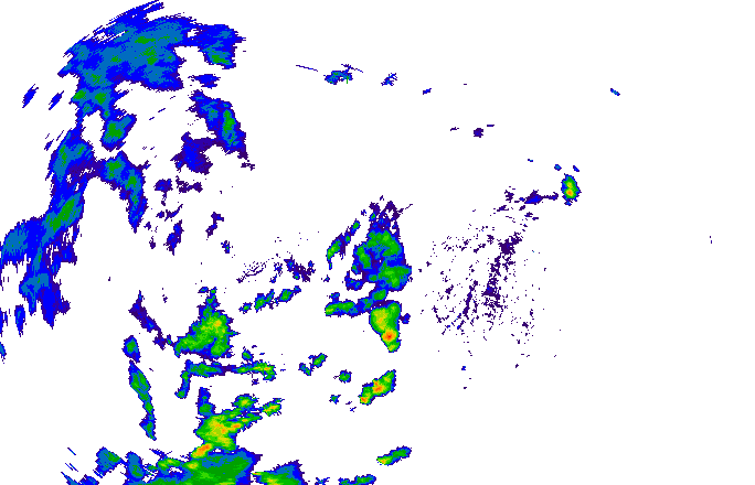 Meteoradar - aktuální srážky 2025-07-06 16:00:00