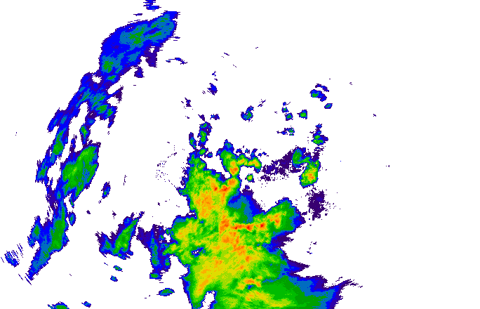 Meteoradar - aktuální srážky 2025-07-06 18:45:00