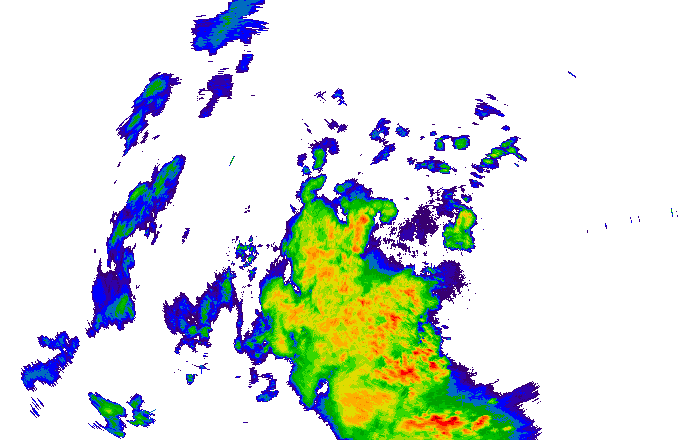 Meteoradar - aktuální srážky 2025-07-06 19:30:00