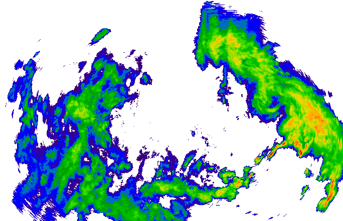 Meteoradar - aktuální srážky 2025-07-07 01:00:00