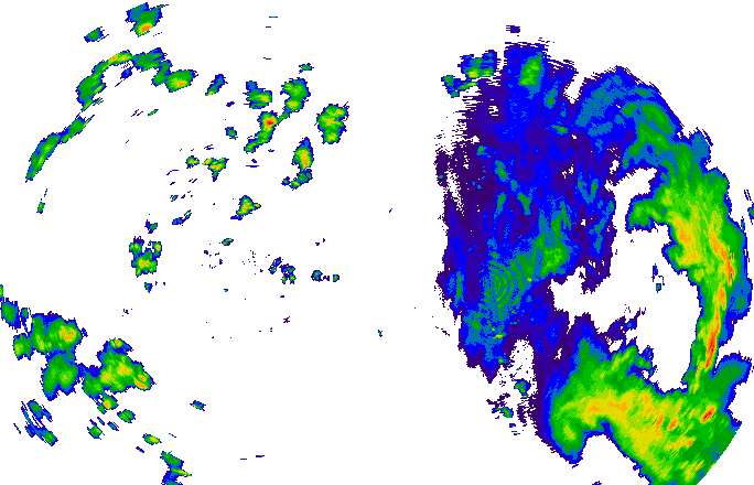 Meteoradar - aktuální srážky 2025-07-07 15:00:00