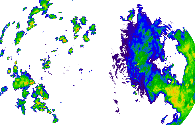 Meteoradar - aktuální srážky 2025-07-07 15:45:00