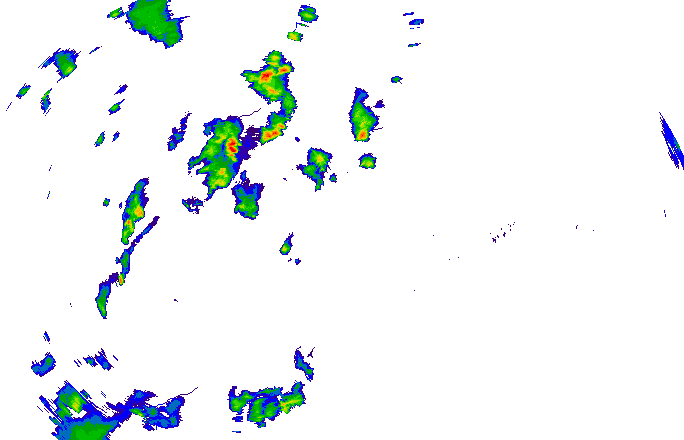 Meteoradar - aktuální srážky 2025-07-07 19:30:00