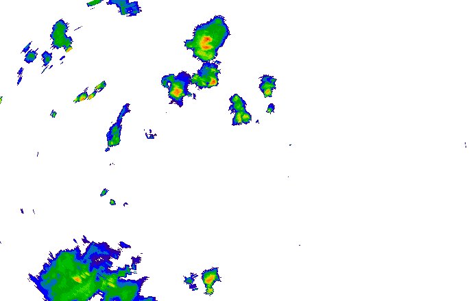 Meteoradar - aktuální srážky 2025-07-07 20:15:00