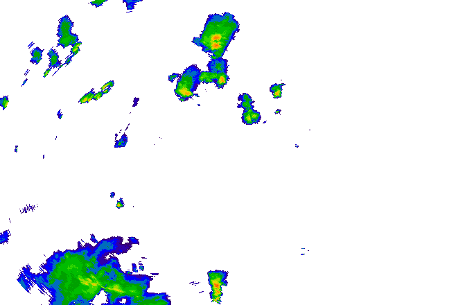 Meteoradar - aktuální srážky 2025-07-07 20:30:00