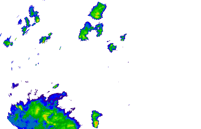 Meteoradar - aktuální srážky 2025-07-07 21:00:00