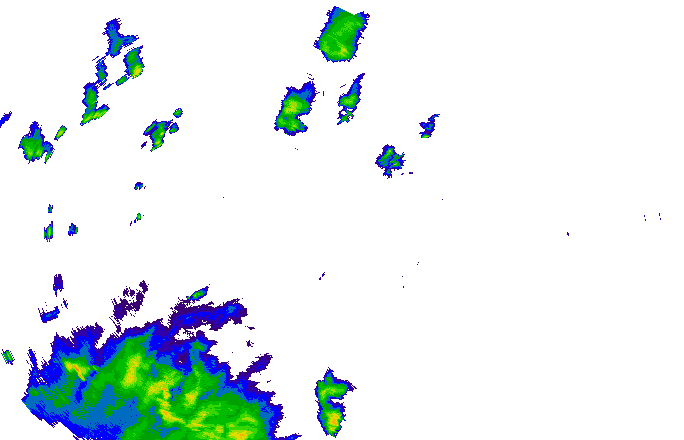 Meteoradar - aktuální srážky 2025-07-07 21:15:00