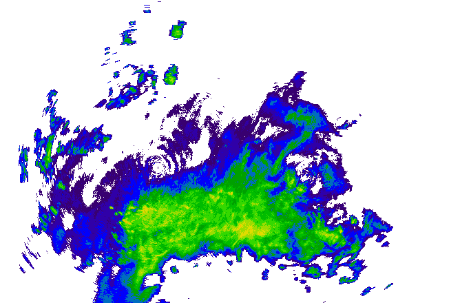 Meteoradar - aktuální srážky 2025-07-08 04:30:00
