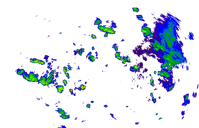 Meteoradar - aktuální srážky 2025-07-09 18:45:00