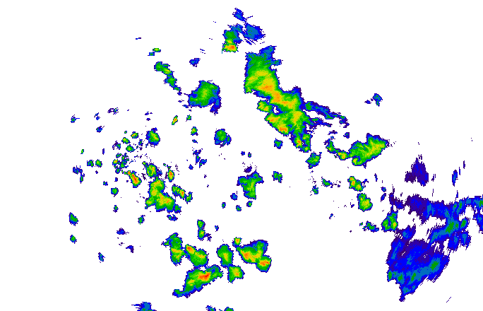 Meteoradar - aktuální srážky 2025-07-10 18:15:00