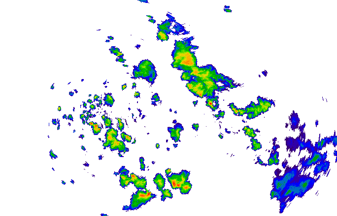 Meteoradar - aktuální srážky 2025-07-10 18:30:00