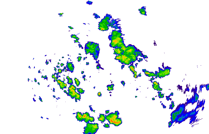 Meteoradar - aktuální srážky 2025-07-10 19:00:00