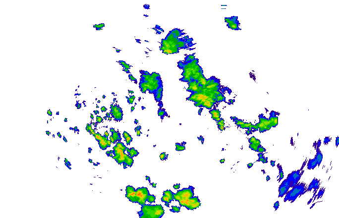 Meteoradar - aktuální srážky 2025-07-10 19:15:00