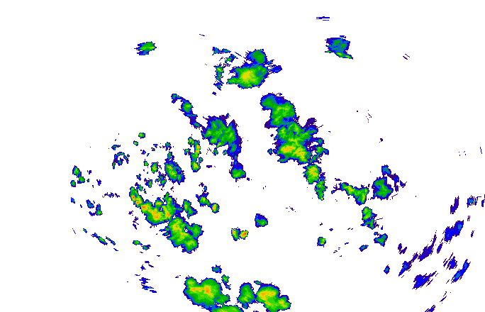 Meteoradar - aktuální srážky 2025-07-10 19:45:00