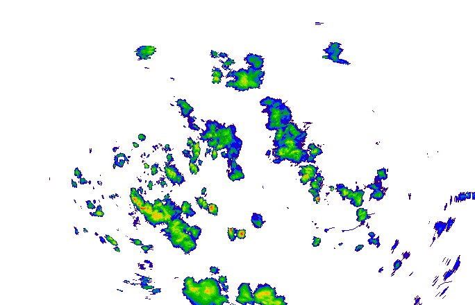 Meteoradar - aktuální srážky 2025-07-10 20:00:00