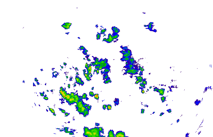 Meteoradar - aktuální srážky 2025-07-10 20:15:00