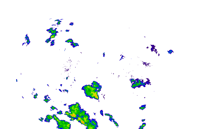 Meteoradar - aktuální srážky 2025-07-10 22:30:00