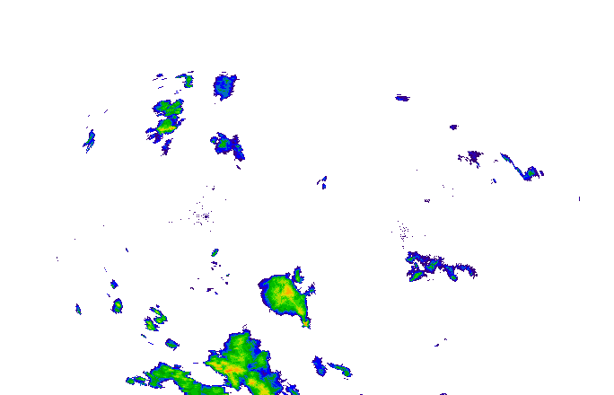 Meteoradar - aktuální srážky 2025-07-10 23:00:00