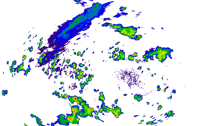 Meteoradar - aktuální srážky 2025-07-11 13:45:00