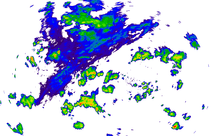 Meteoradar - aktuální srážky 2025-07-11 17:15:00