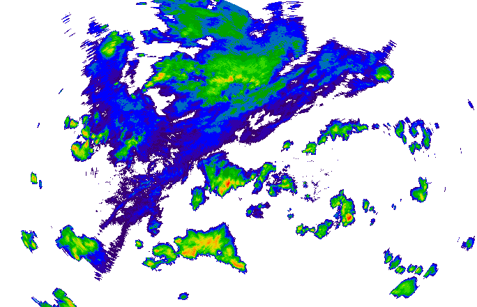 Meteoradar - aktuální srážky 2025-07-11 18:15:00