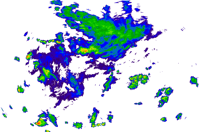 Meteoradar - aktuální srážky 2025-07-11 20:00:00