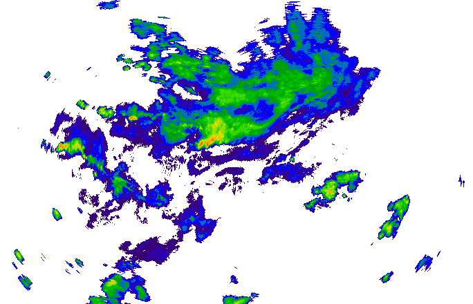 Meteoradar - aktuální srážky 2025-07-11 21:00:00