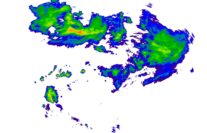 Meteoradar - aktuální srážky 2025-07-12 02:15:00