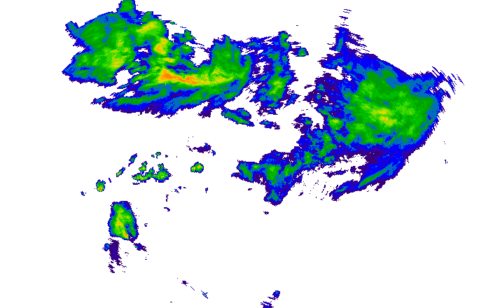 Meteoradar - aktuální srážky 2025-07-12 02:30:00