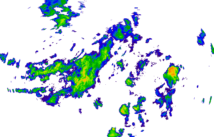 Meteoradar - aktuální srážky 2025-07-12 18:15:00